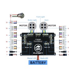 Flipsky FT85bd ESC-Controller mit Aluminiumgehäuse für elektrisches Skateboard, Fahrrad, Roller oder Motorrad KROXNE - 6  