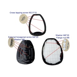 Sæde til Dualtron Thunder, Ultra, Victor DT2 DT3 Achilleus Compact scooter Minimotors - 8  