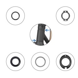 Kit de direção e rolamentos para Segway F2, F2 Plus, F2 Pro ou similar Segway - Ninebot - 1 Compatível com Segway F2, F2 Plus, F