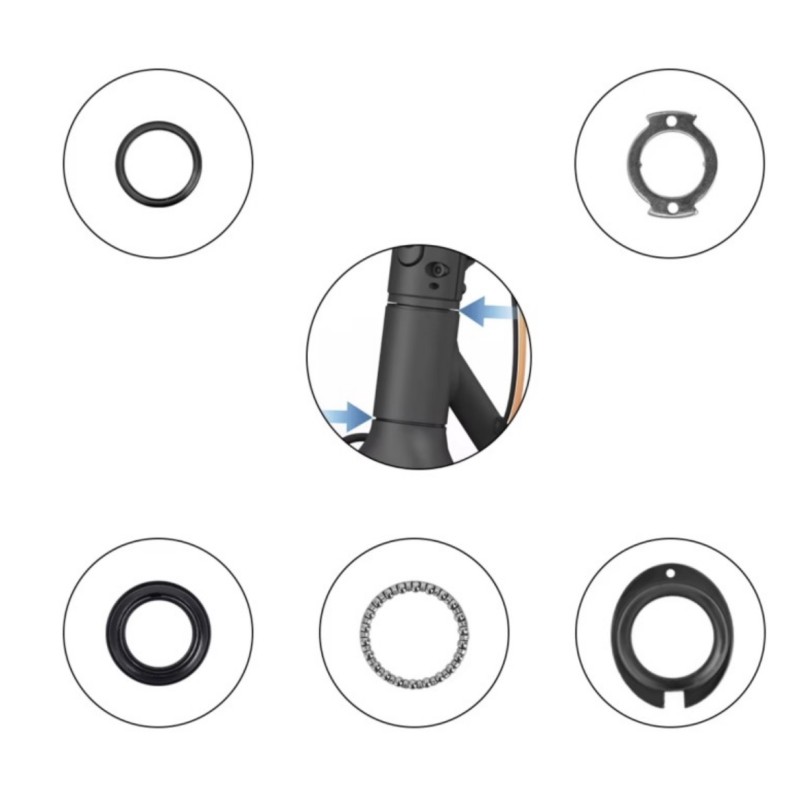 Zestaw sterów i łożysk do Segway F2, F2 Plus, F2 Pro lub podobnych Segway - Ninebot - 1  