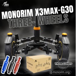 Monorim X3 predno okachvane s dve kola za Ninebot Max G30 & podobni skuter – Rezervna chast & amortizator Monorim - 8 Амортисьор
