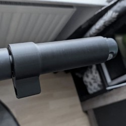 Ergonomiška dujų rankena elektriniam paspirtukui, neslystanti, patogi, patvari ir lengvai valdoma. KROXNE - 1 Suderinamumas: dau