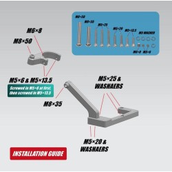 Styrdemper for Ausom DT2 Pro, L2, L2 Max, Kugoo F3 Plus eller lignende  - 8 
Kompatibilitet: passer til Ausom DT2 Pro, L2, L2 Ma