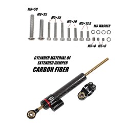 Tlumič řízení pro Ausom DT2 Pro, L2, L2 Max, Kugoo F3 Plus & podobné elektrické koloběžky, stabilní  - 15  