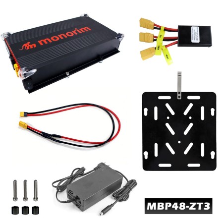 Zewnetrzna bateria Segway ZT3 Pro 48V 13.5Ah MBp48-ZT3 zwiekszona autonomia jazdy  - 3  