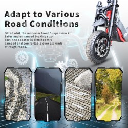 Elso felfuggesztes Monorim MZ3 Plus Dual Air Segway ZT3 nagyobb kenyelem  - 3  