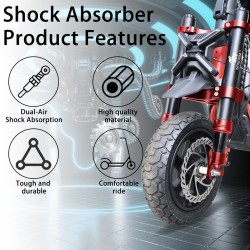 Predno okachvane Monorim MZ3 Plus Dual Air za Segway ZT3 povechen komfort  - 12  