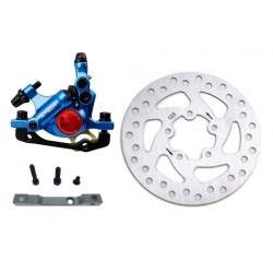 Set complet de frână albastru xTech pentru Xiaomi M365, 1S, Essential, Pro2 sau M365 Pro. ZOOM xTech - 1 
Set complet de instala