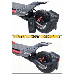 Monorim MZR3 Pro leges lengescsillapito Segway ZT3 elektromos rollerhez 145mm es 165mm  - 4  