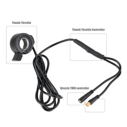 Acelerador para desbloqueo de velocidad y potencia Qicycle EF1  - 1  