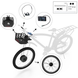 Kit Monorim BPK350 motor 380w - baterie inclusă pentru bicicletă electrică  - 2 Kit de putere Monorim BPK350 pentru bicicletă el