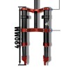 Monorim MD0 Air Hydraulic front suspension 490mm x 165mm  - 5 
Fitment: designed for compatible Monorim MD0 front fork setups; c