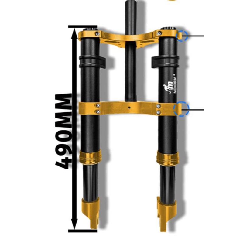 Predni odpruzeni Monorim MD0 Dual Air Version 490mm x 165mm  - 4 
Kompatibilita: pro sestavy s rozmerem 490mm x 165mm (pred naku