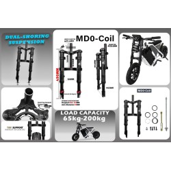 Framfjaedring Monorim MD0 Coil Spring 490mm x 165mm  - 16 
Passform: Monorim MD0 Coil Spring 490mm x 165mm foer kompatibla bygge
