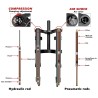Monorim MD0 Air Hydraulic front suspension 490mm x 165mm  - 14 
Fitment: designed for compatible Monorim MD0 front fork setups; 