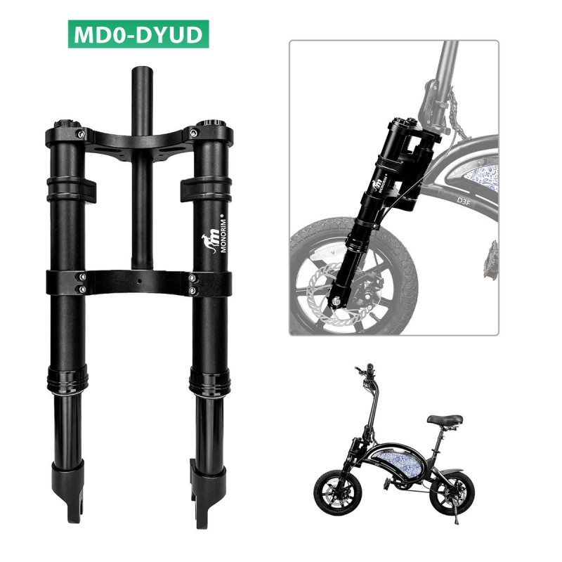 Monorim MD0-DYUD voorvorkvering voor DYU eBike - hydraulisch en lucht instelbaar  - 6 
Compatibiliteit: Monorim MD0-DYUD voorvor