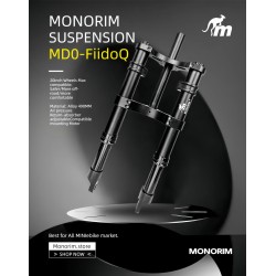 Monorim MD0-FiidoQ foraffjedring  - 3 
Kompatibilitet: Monorim MD0-FiidoQ foraffjedring til Fiido Q (Q1/Q1S) og kompatible mini 
