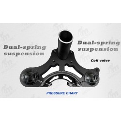Suspensão dianteira Monorim ME0 Coil spring version 565mm x 165mm  - 11 
Compatibilidade: ME0 Coil Spring 565mm x 165mm para enc