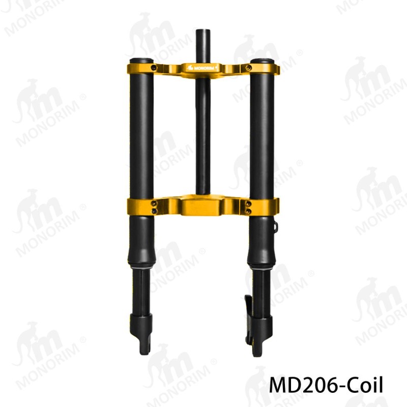 Monorim MD206 Coil Spring framfjadring 490mm x 206mm  - 5 
Kompatibilitet: Monorim MD206 Coil Spring framfjadring 490mm x 206mm,