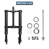 Monorim MD206 Coil Spring foraffjedring 490mm x 206mm  - 1 
Kompatibilitet: Monorim MD206 Coil Spring foraffjedring 490mm x 206m