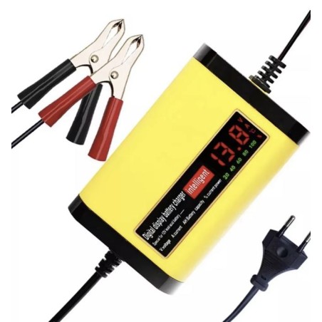 Zaryadnyy prystriy 12V 2A dlya svyntsevo-kyslotnykh bateriy 7Ah 12Ah 14Ah 20Ah  - 2 Osnovni kharakterystyky

Tsyfrovyi LCD-dyspl
