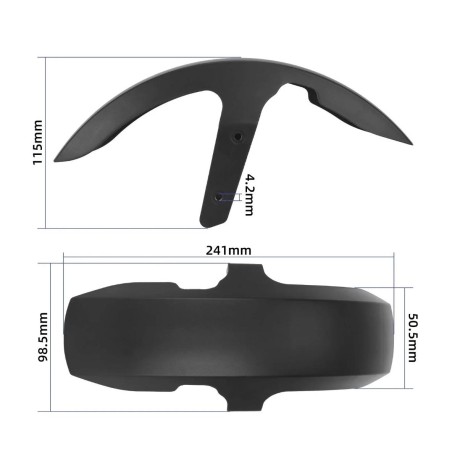 Garde-boue avant pour trottinette Xiaomi 5 et 5 Pro  - 1  