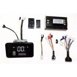 Sinusoidalnyi brushless motor kontroller kit 48V 84V 50A 3000W s ruchek gaz i displeem  - 6 Spisok produktov

Kontroller 50A + 1