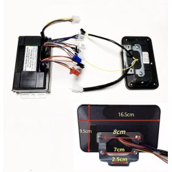 Sinusboelge brushless motorkontroller kit 48V 84V 50A 3000W med gass og display  - 11 Produktliste

50A kontroller + 1 gasshandt
