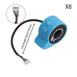 Gashebel-/Daumengas-Trigger für E-Scooter HX X6, HX X7, HX X8 oder ähnlich  - 1 
Passgenaue Kompatibilität
Mehr Kontrolle und Si