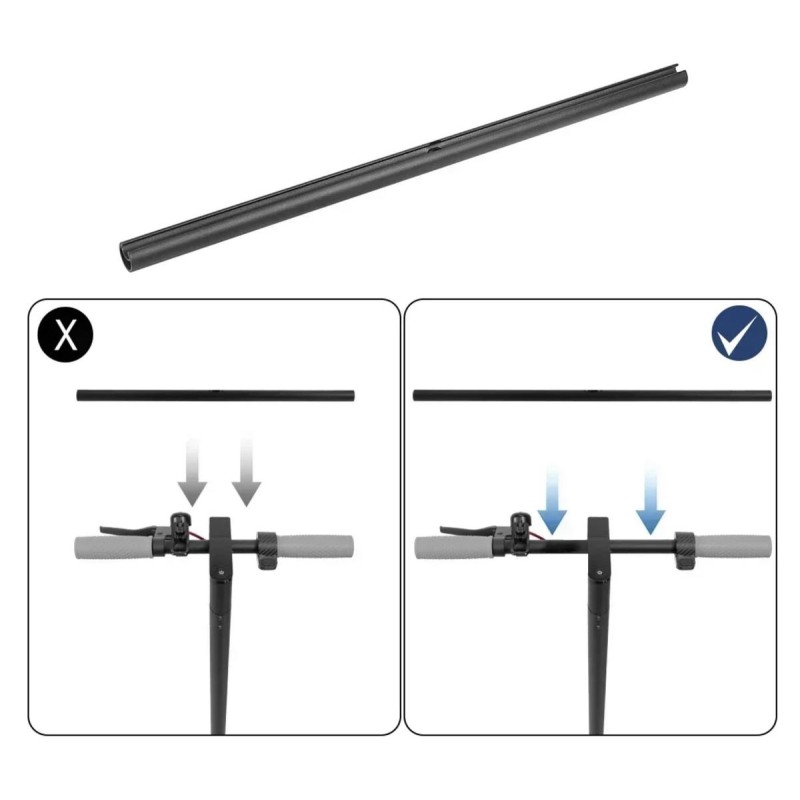 Szeroka kierownica 52cm do Xiaomi M365 Pro Essential 1S  - 9 
Dopasowanie: kierownica 52cm do Xiaomi M365, Pro, Essential, 1S lu