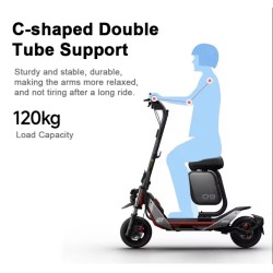Sella con bauletto 10L per Segway E3, E3 Pro, F3, ZT3 Pro e simili  - 2 
Compatibilita: sella con bauletto 10L per Segway E3, E3