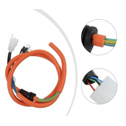 Przewód silnika 1000W lub większej mocy z 5 czujnikami Hall - gruby kabel wysokiej jakości  - 1 
Pasuje do silników elektrycznyc