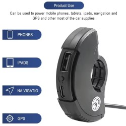 USB- en USB-C-laadpoort voor stuur van elektrische step - XT30, XT60 en XT90  - 5 Geschikt voor sturen van elektrische steps, e-
