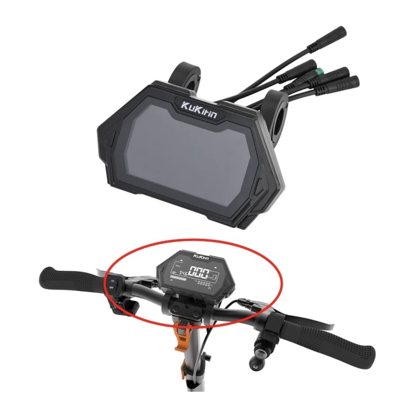Écran tableau de bord pour trottinette électrique Kukirin G2 Pro / G2 Max TFM13-FEIMI et TMF13-FEIMI-4  - 1 Compatible avec les 