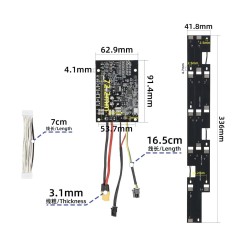 BMS-plaat sisemisele akule Xiaomi Scooter 4 Ultra Navee S65 või sarnane  - 4 Ühildub Xiaomi Scooter 4 Ultra, Navee S65 ja sarnas