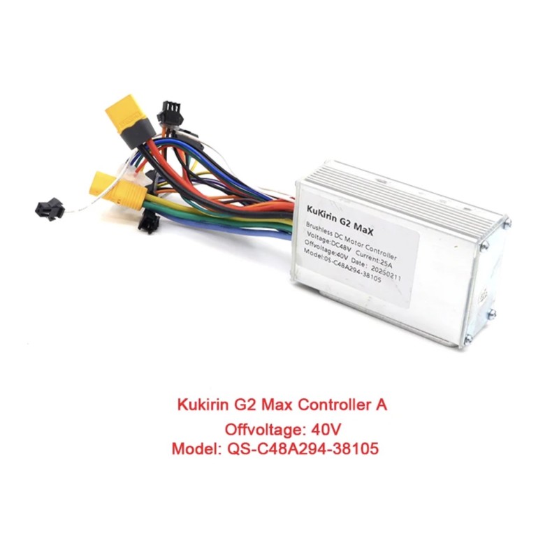 Krmilnik 48V za skiro Kukirin G2 Max brezkrtačni DC motor  - 1 
Združljiv s skirojem Kukirin G2 Max in 48V brezkrtačnim DC motor