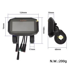 Display dashboard för Kukirin G2 Max elsparkcykel  - 7 Kompatibel med Kukirin G2 Max elsparkcykel, kontrollera alltid version oc