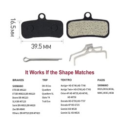 Spirachni nakladki Shimano Saint M810/M820, Zee M640, XTR M9120, XT M8020, Deore MT520 i TRP Quadiem/Slate T4  - 2 
Podkhodyasht