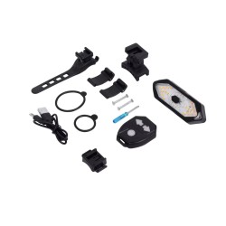 Kit de intermitentes traseros para Segway Ninebot D18, D28, D38, F20, F25, F28, F30 y F40 Series o similar  - 1 Diseñado para Se