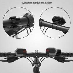 Luz intermitente para scooter bicicleta Wan - 7  