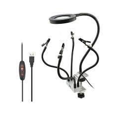 Supporto per saldatura con lente d'ingrandimento  - 1  