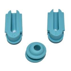 Modèle Bongo Outsider en caoutchouc bleu  - 1  