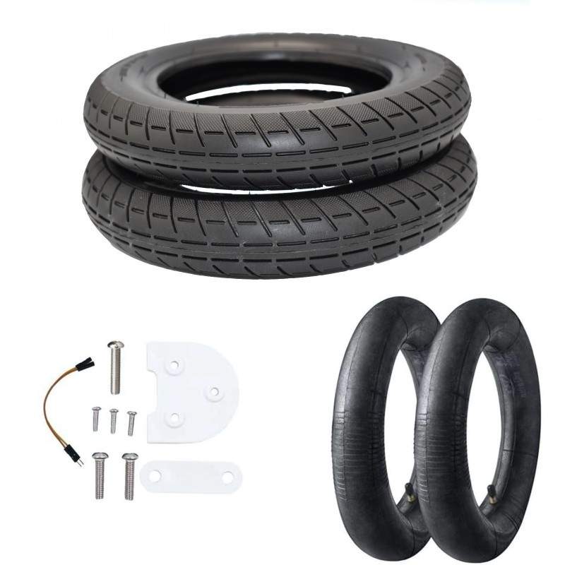 10-palcové sady kolies značky Emove pre Xiaomi PRO čierna - červená - biela  - 1  