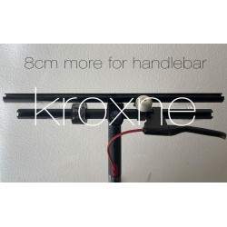 Alumiininen ohjaustanko 8 cm pidempi Xiaomi-sähköpotkulaudoille Monorim - 1 50 cm 