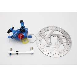 Kit freno completo xTech blu per Xiaomi M365, 1S, Essential, Pro2 o M365 Pro. ZOOM xTech - 4 
Zoom Xtech HB100 kit di installazi