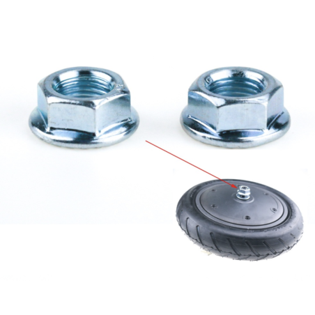 Nakrętka i podkładka ustalająca silnika do skutera elektrycznego Xiaomi, Ninebot lub podobnego Xiaomi - 2 Specyfikacja:Typ artyk