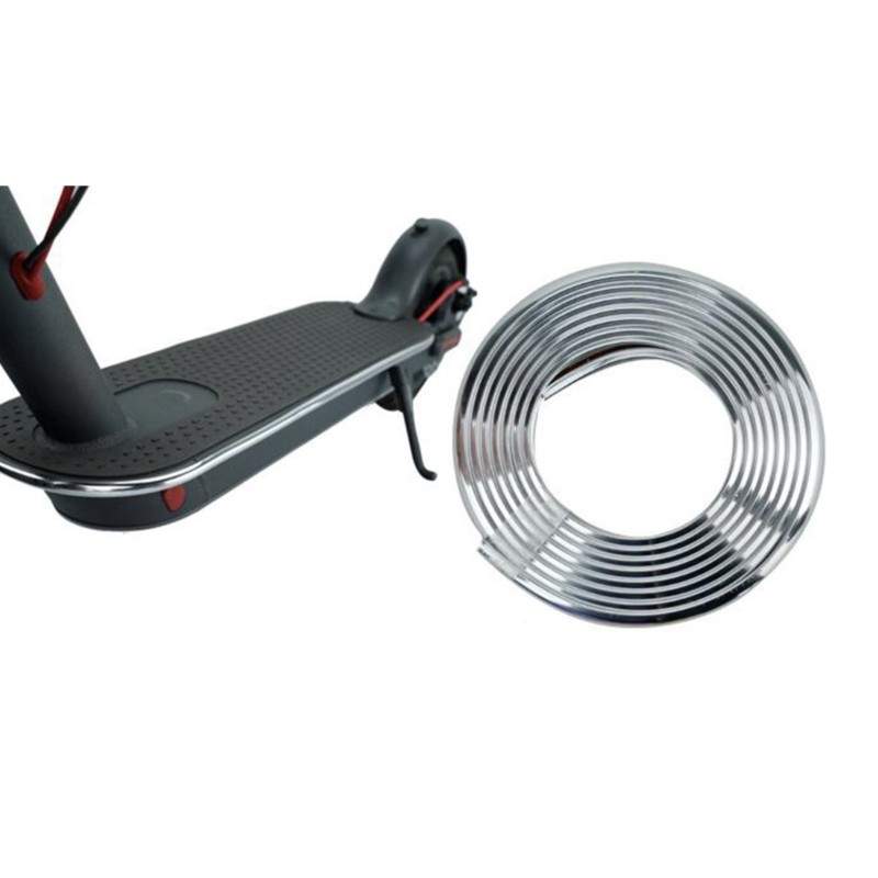 Decoratieve anti-collision beschermstrip voor elektrische scooter.  - 6 Bescherm het chassis en de basis van uw elektrische scoo