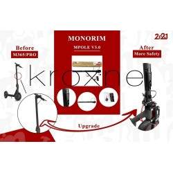 Monorim mPole V3.0 mast - forbedret og forstærket foldesystem med integreret hængelås Monorim - 4 Forbedret og forstærket foldes