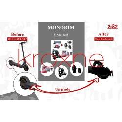 Monorim MXR1-GM achtervering met kentekenplaathouder en uitschuifbaar spatbord voor Ninebot Max Monorim - 24  






Monorim MXR