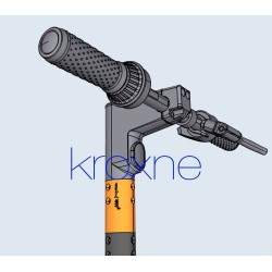 Sharkset extender til masten kompatibel med Ninebot Max Sharkset - 2 Zwiększ wysokość kierownicy za pomocą tego przedłużacza 6 c